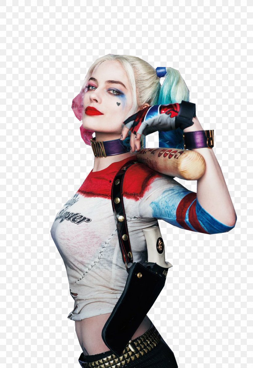 Margot Robbie Harley Quinn Joker Suicide Squad Batman, PNG, 823x1200px, Watercolor, Cartoon, Flower, Frame, Heart Download Free