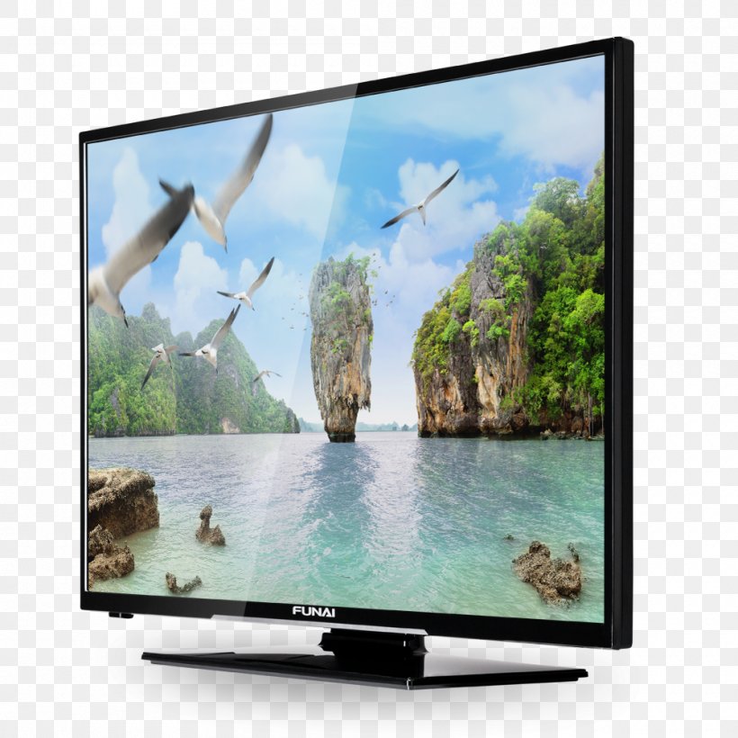 Television Set LED-backlit LCD Funai Light-emitting Diode, PNG, 1000x1000px, Television, Color Television, Computer Monitor, Computer Monitors, Display Device Download Free