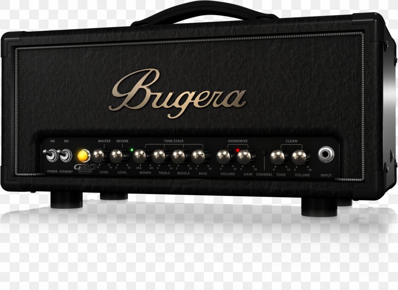 Guitar Amplifier Bugera G20 INFINUM Valve Amplifier Instrument Amplifier, PNG, 2000x1458px, Guitar Amplifier, Amplifier, Audio Receiver, Bugera G20 Infinum, Bugera V55hd Infinium Download Free