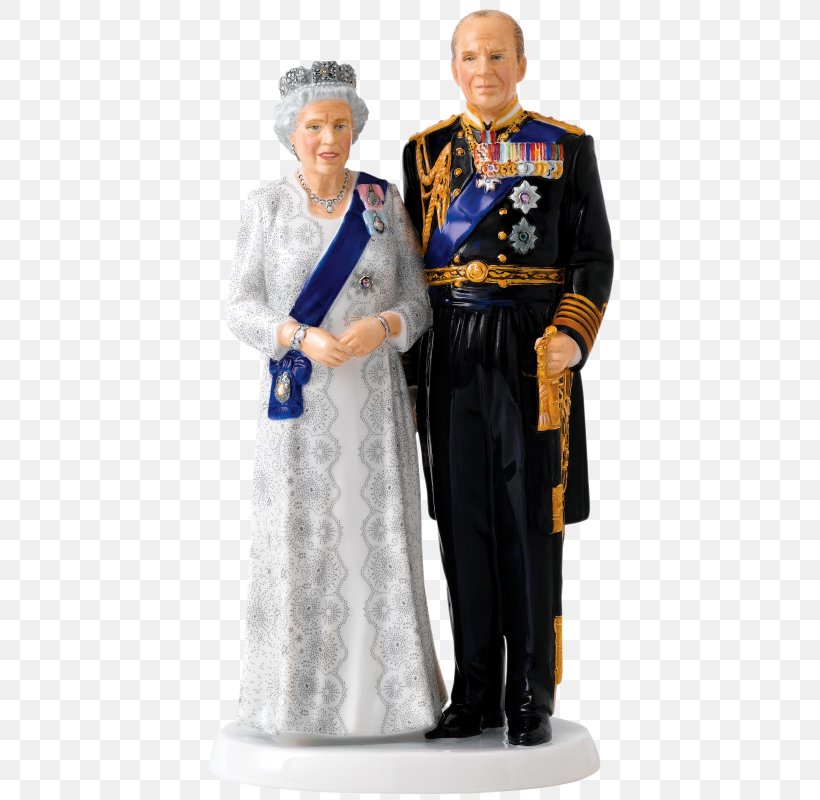 Elizabeth II Philip Mountbatten Royal Doulton Wedding Anniversary Royal Family, PNG, 419x800px, Elizabeth Ii, Anniversary, Costume, Figurine, Formal Wear Download Free