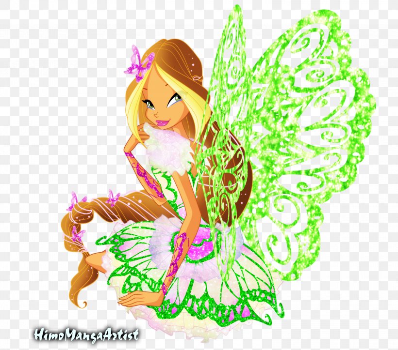 Flora Butterflix Fairy DeviantArt Nature, PNG, 3000x2647px, Watercolor, Cartoon, Flower, Frame, Heart Download Free