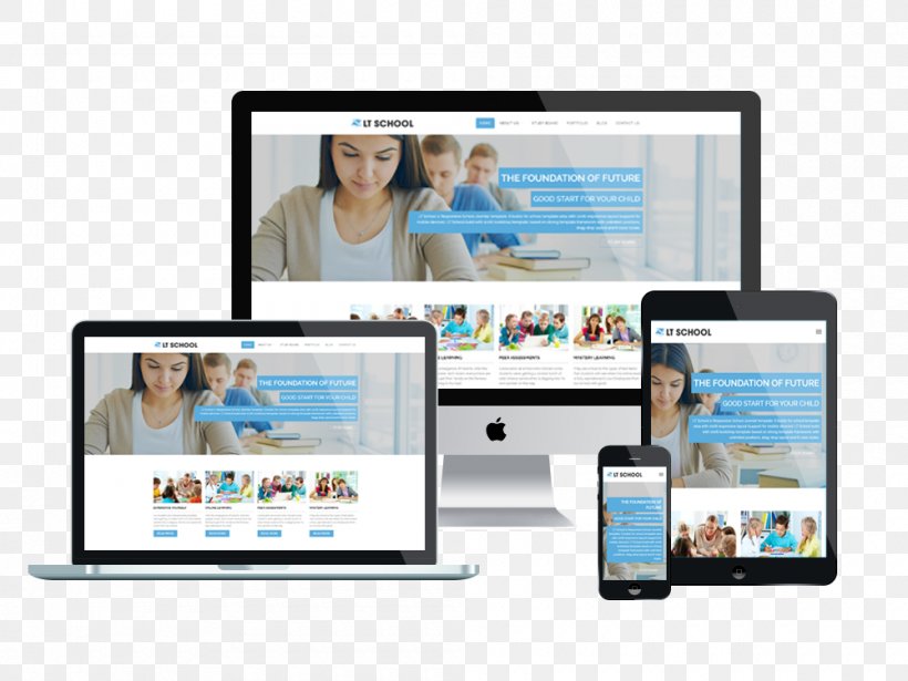 Responsive Web Design WordPress Web Template System Handheld Devices, PNG, 1000x750px, Responsive Web Design, Brand, Collaboration, Communication, Computer Monitor Download Free