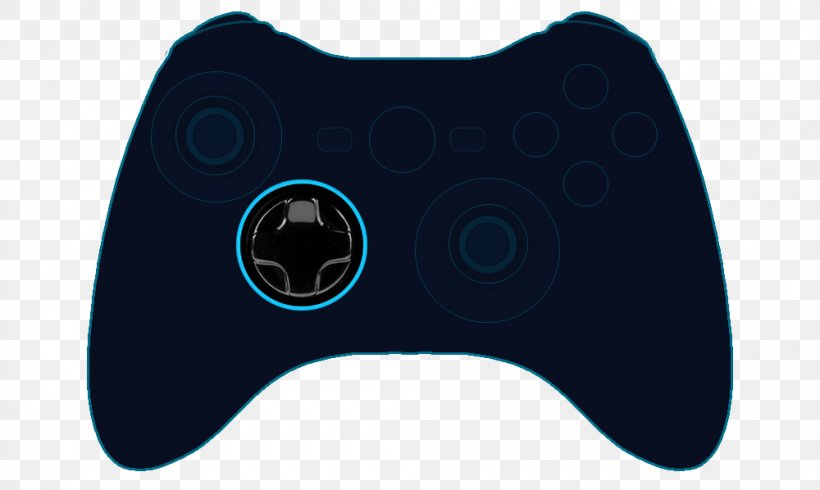 Xbox 360 Controller Joystick Game Controllers, PNG, 1000x598px, Xbox 360 Controller, All Xbox Accessory, Black, Dpad, Electric Blue Download Free