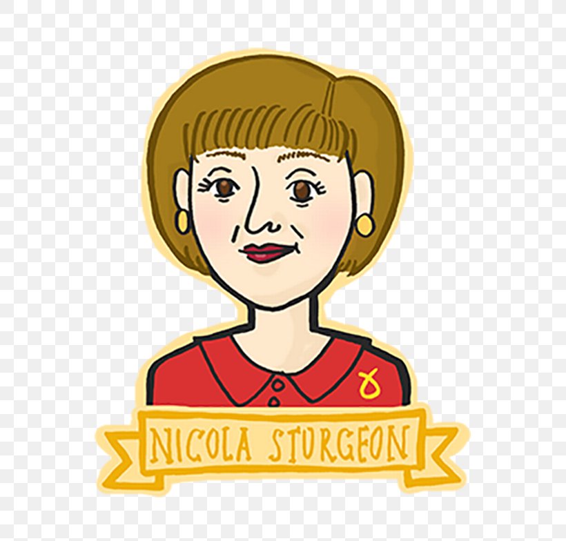 Nicola Sturgeon Glasgow Sticker Emoji, PNG, 615x784px, Nicola Sturgeon, Cartoon, Clothing Accessories, Drawing, Emoji Download Free