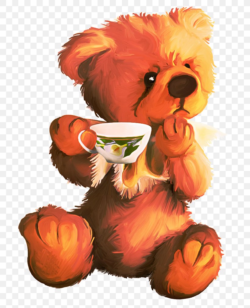 Teddy Bear, PNG, 747x1009px, Teddy Bear, Bear, Cartoon, Orange, Snout Download Free