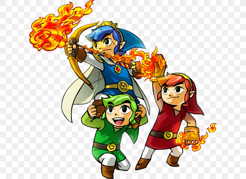 The Legend Of Zelda: Tri Force Heroes The Legend Of Zelda: A Link To The Past And Four Swords The Legend Of Zelda: Four Swords Adventures The Legend Of Zelda: Majora's Mask, PNG, 626x599px, Legend Of Zelda Tri Force Heroes, Art, Cartoon, Cooperative Gameplay, Fiction Download Free