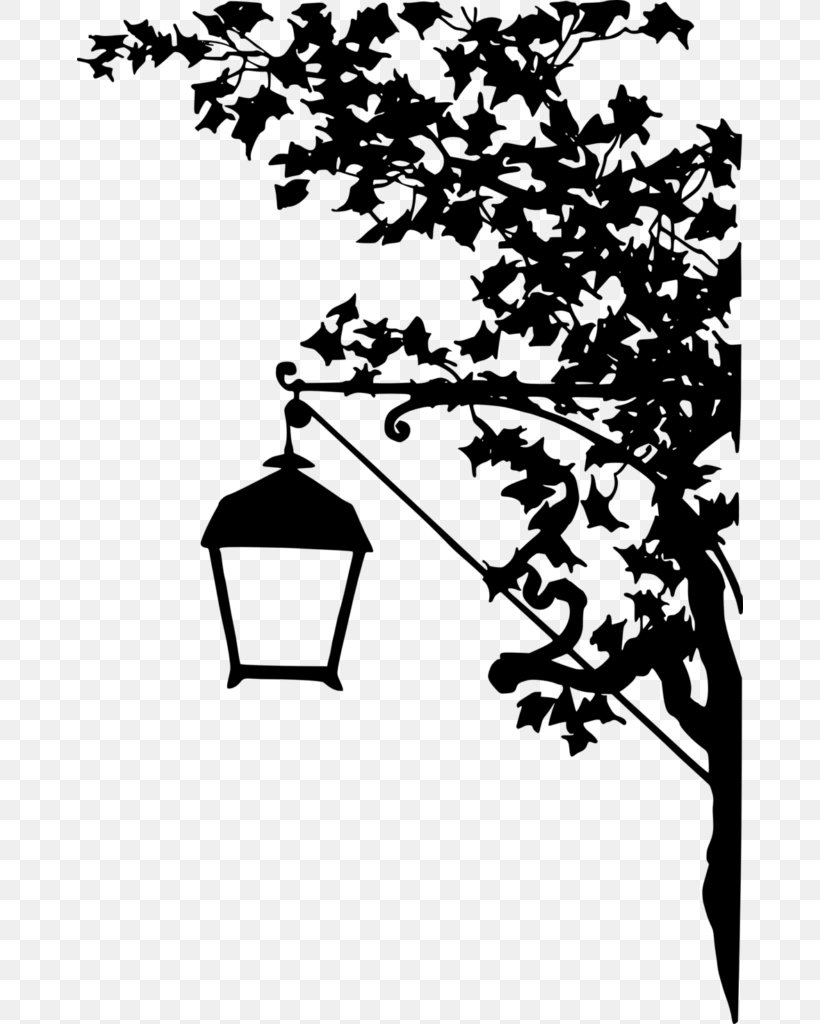 Tree Branch Silhouette, PNG, 666x1024px, Silhouette, Blackandwhite, Branch, Drawing, Flowerpot Download Free
