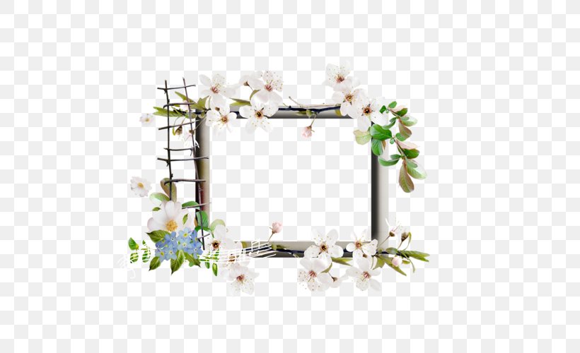 Floral Design Picture Frames Flower, PNG, 500x500px, Floral Design, Artificial Flower, Blossom, Branch, Cherry Blossom Download Free