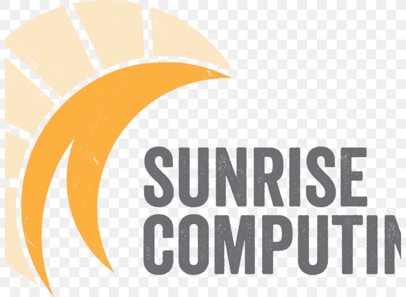 Sunrise Computing Logo Computer Graphic Design Brand, PNG, 800x600px, Logo, Area, Brand, Computer, Computer Repair Technician Download Free