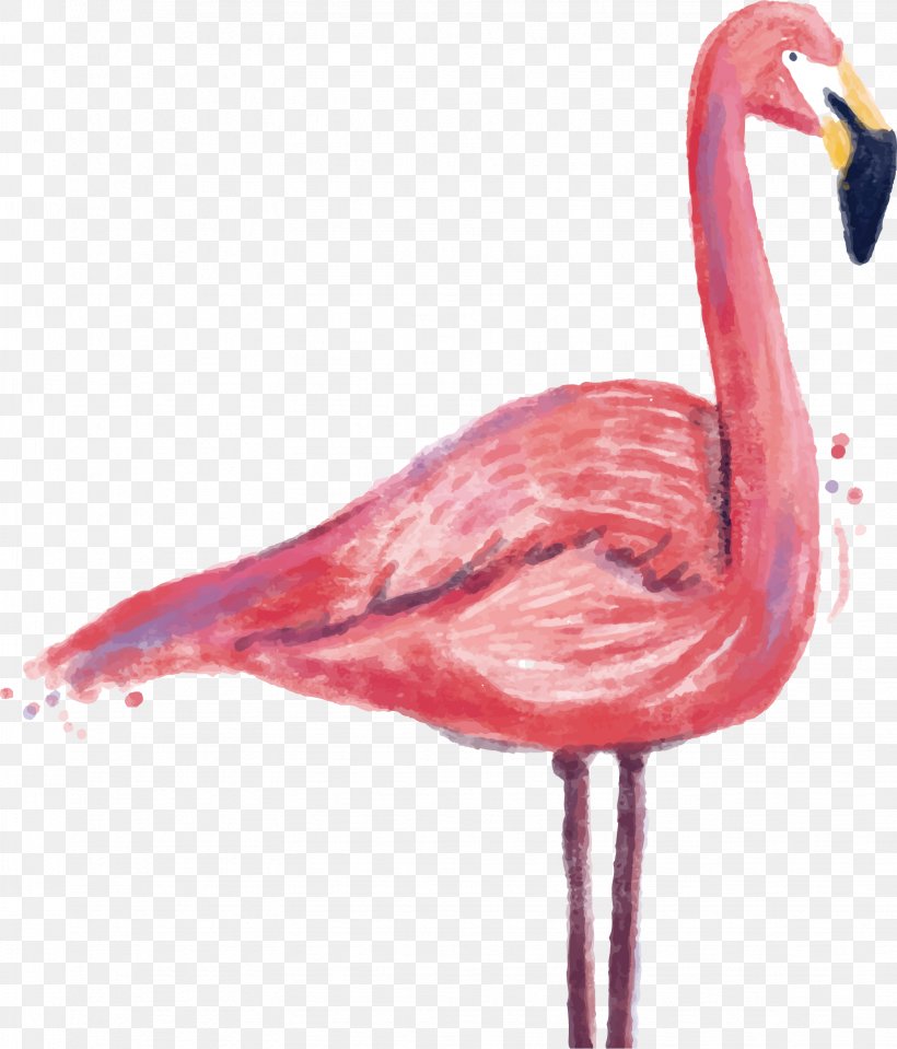 Flamingo Printmaking Printing, PNG, 1634x1912px, Flamingo, Beak, Bird, Canvas Print, Fauna Download Free