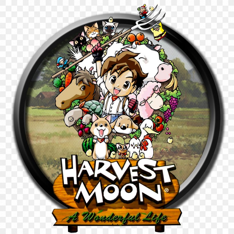 Harvest Moon: A Wonderful Life PlayStation 2 Harvest Moon: Back To Nature Harvest Moon: Save The Homeland, PNG, 1133x1133px, 505 Games, Harvest Moon A Wonderful Life, Game, Gamecube, Harvest Moon Another Wonderful Life Download Free