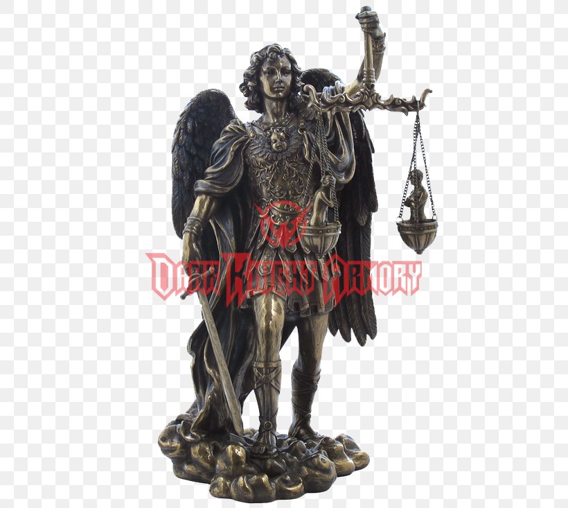 Michael Lucifer Statue Archangel Sculpture, PNG, 733x733px, Michael, Action Figure, Angel, Archangel, Bronze Sculpture Download Free
