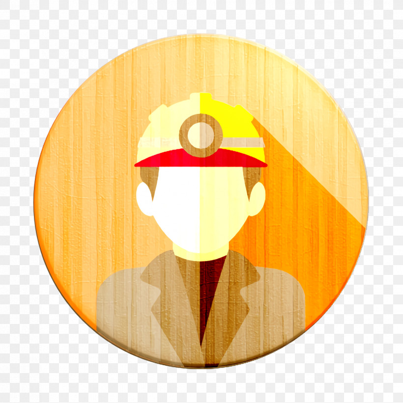 Profession Avatars Icon Miner Icon, PNG, 1236x1238px, Profession Avatars Icon, Miner Icon, Yellow Download Free