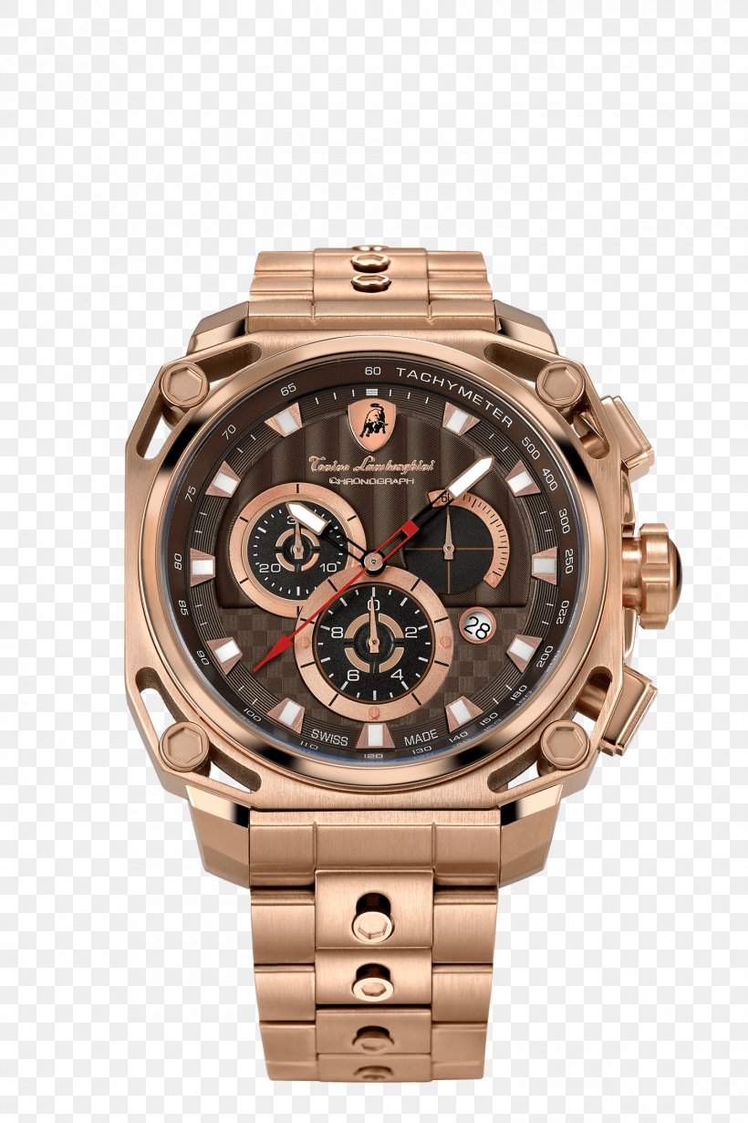 Watch Strap Chronograph Lamborghini Swiss Made, PNG, 1500x2250px, Watch, Beige, Brand, Brown, Chronograph Download Free