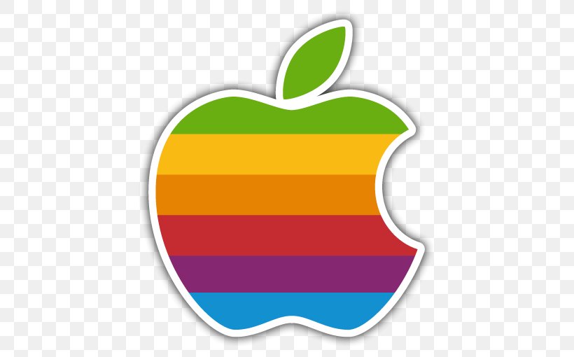 Apple II Logo Color Rainbow, PNG, 510x510px, Apple Ii, Apple, Area, Brand, Color Download Free
