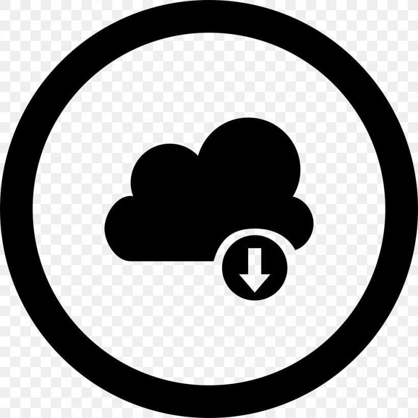 Clip Art Cloud Computing Download, PNG, 980x980px, Cloud Computing, Area, Black And White, Brand, Button Download Free