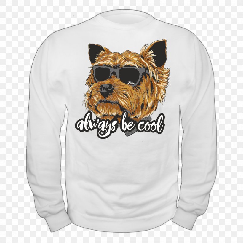 Dog Breed Yorkshire Terrier T-shirt, PNG, 1301x1301px, Dog Breed, Be Cool, Black, Bluza, Breed Download Free