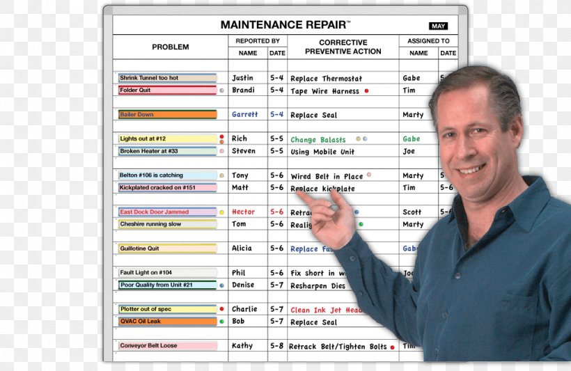 Dry-Erase Boards Preventive Maintenance Schedule Magnatag, PNG, 1000x650px, Dryerase Boards, Automobile Repair Shop, Communication, Facility Management, Job Download Free