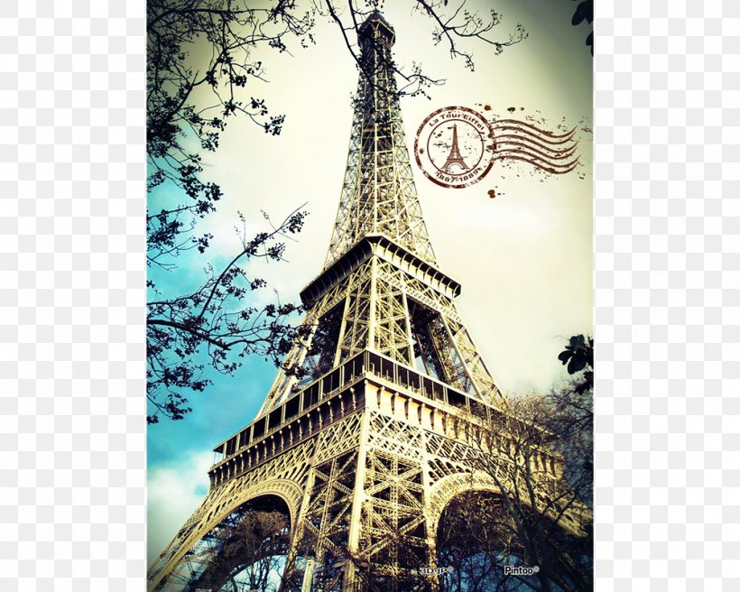 Eiffel Tower Wall Decal Canvas Printing, PNG, 1000x800px, Eiffel Tower, Canvas, Decal, Decorative Arts, Landmark Download Free