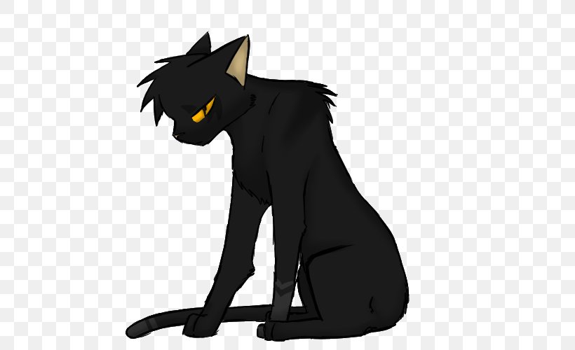 Cat The Rise Of Scourge Warriors Crowfeather Breezepelt, PNG, 500x500px, Cat, Black, Black Cat, Breezepelt, Carnivoran Download Free