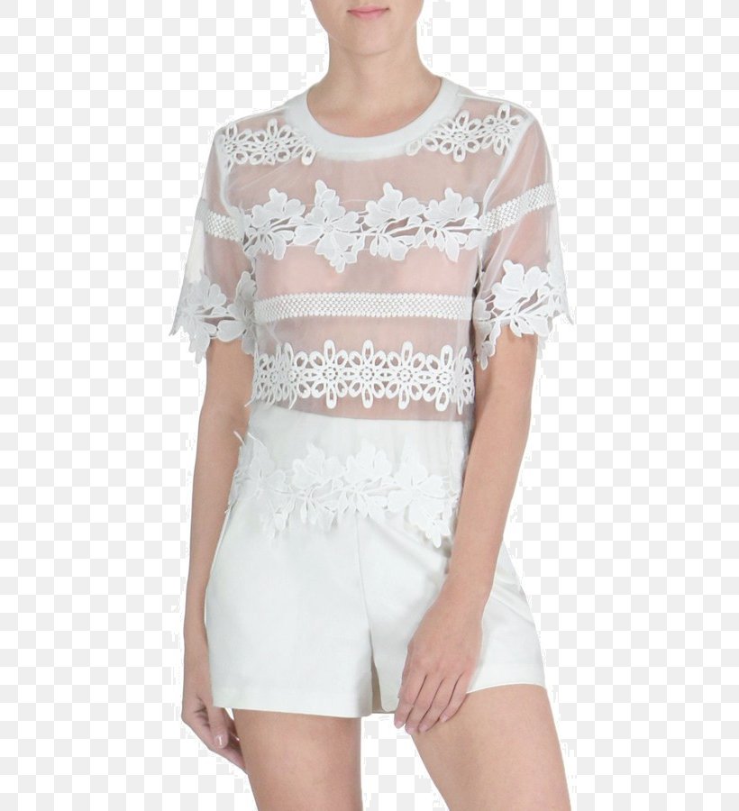 Labrador - Sleeve Shoulder Blouse Dress PNG