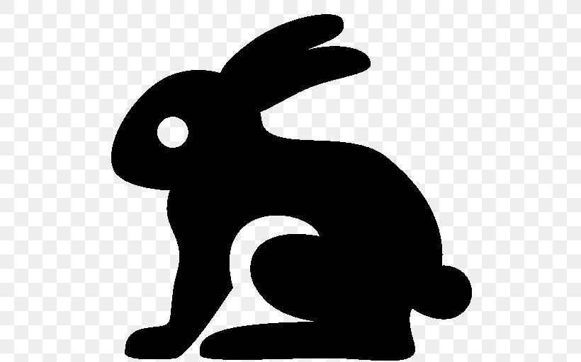Easter Bunny Rabbit Clip Art, PNG, 512x512px, Easter Bunny, Black, Black And White, Carnivoran, Dog Like Mammal Download Free