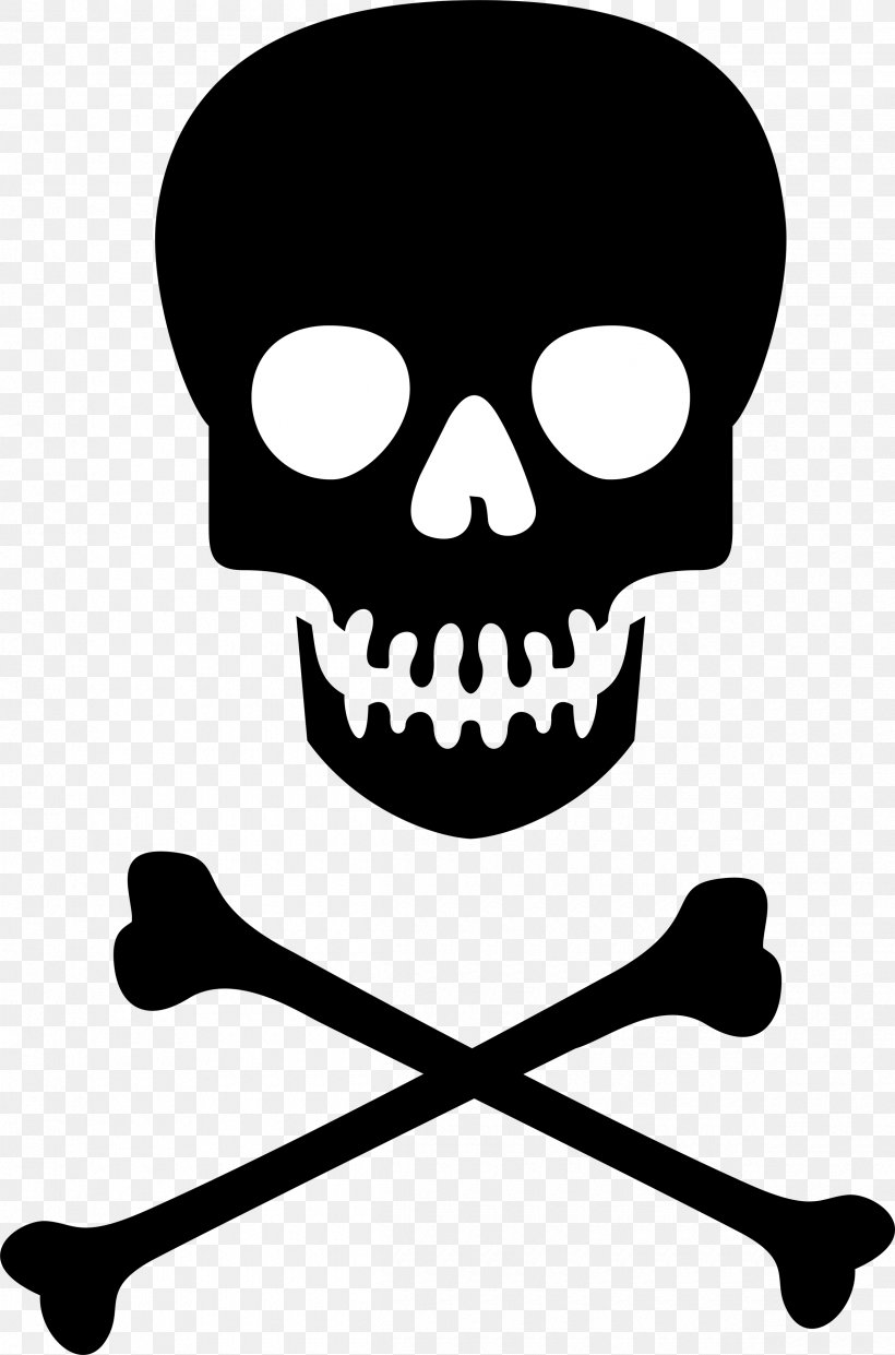 Hazard Symbol Skull And Crossbones Poison Clip Art, PNG, 2400x3635px, Hazard, Black And White, Bone, Hazard Symbol, Human Skull Symbolism Download Free