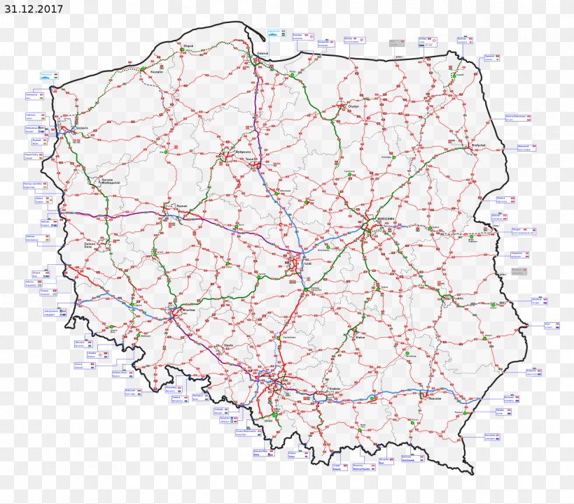 Piotrków Trybunalski Trunk Road National Road In Poland Controlled-access Highway, PNG, 1221x1074px, Road, Area, Controlledaccess Highway, Highway, Highways In Poland Download Free
