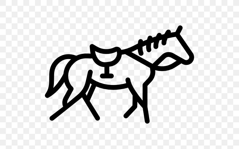 Horse Equestrian Clip Art, PNG, 512x512px, Horse, Accommodation, Black And White, Equestrian, Equestrian Centre Download Free