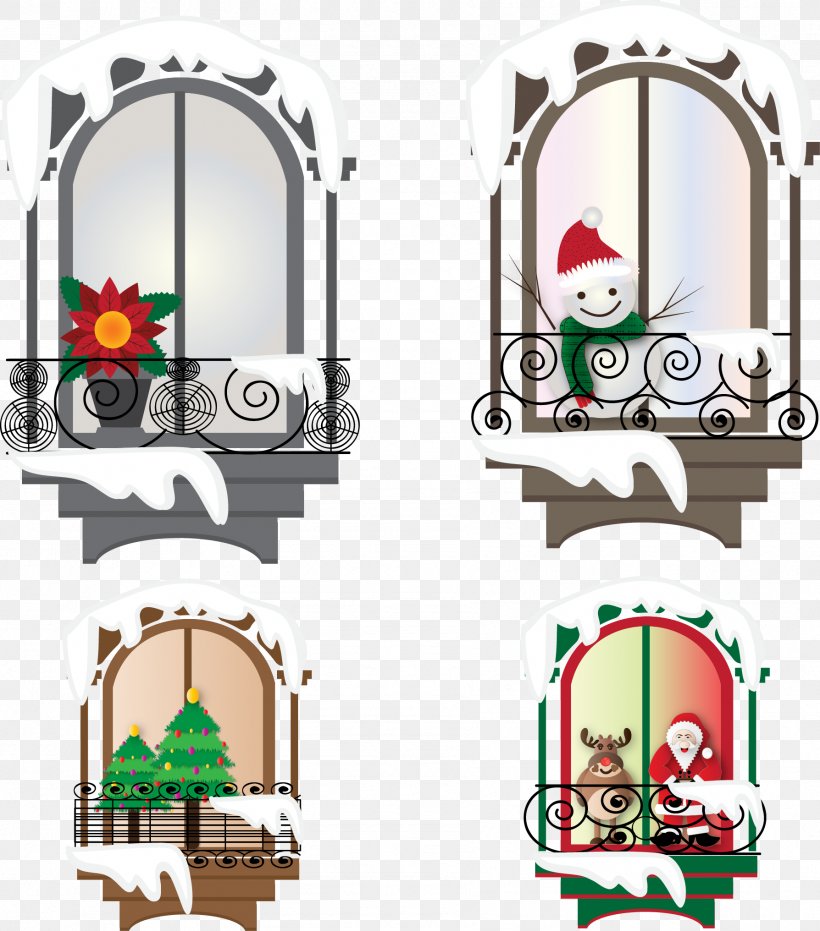 Christmas Window Christmas Window Clip Art, PNG, 1788x2032px, Window, Christmas, Christmas Card, Christmas Decoration, Christmas Window Download Free