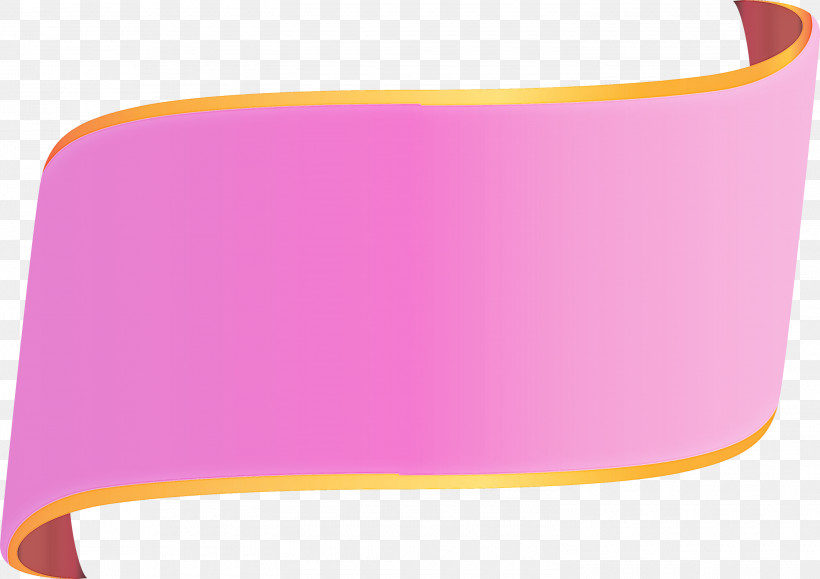 Ribbon S Ribbon, PNG, 3000x2119px, Ribbon, Magenta, Material Property, Pink, Rectangle Download Free