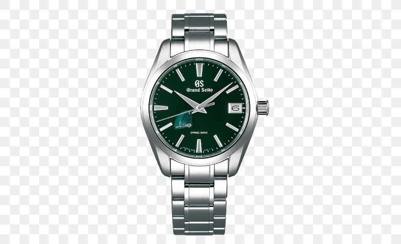 Grand Seiko Spring Drive Automatic Watch, PNG, 500x500px, Seiko, Automatic Watch, Brand, Chronograph, Clock Download Free