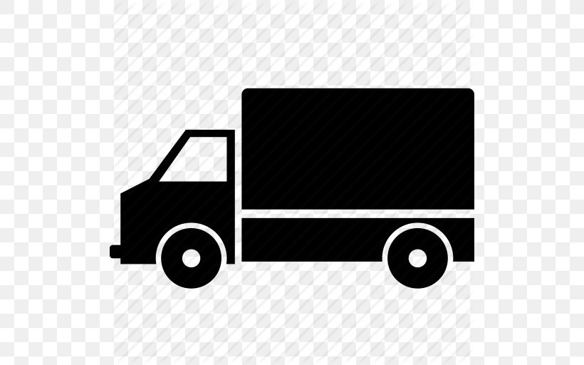 Van Delivery Car Truck, PNG, 512x512px, Van, Black, Black And White, Brand, Car Download Free