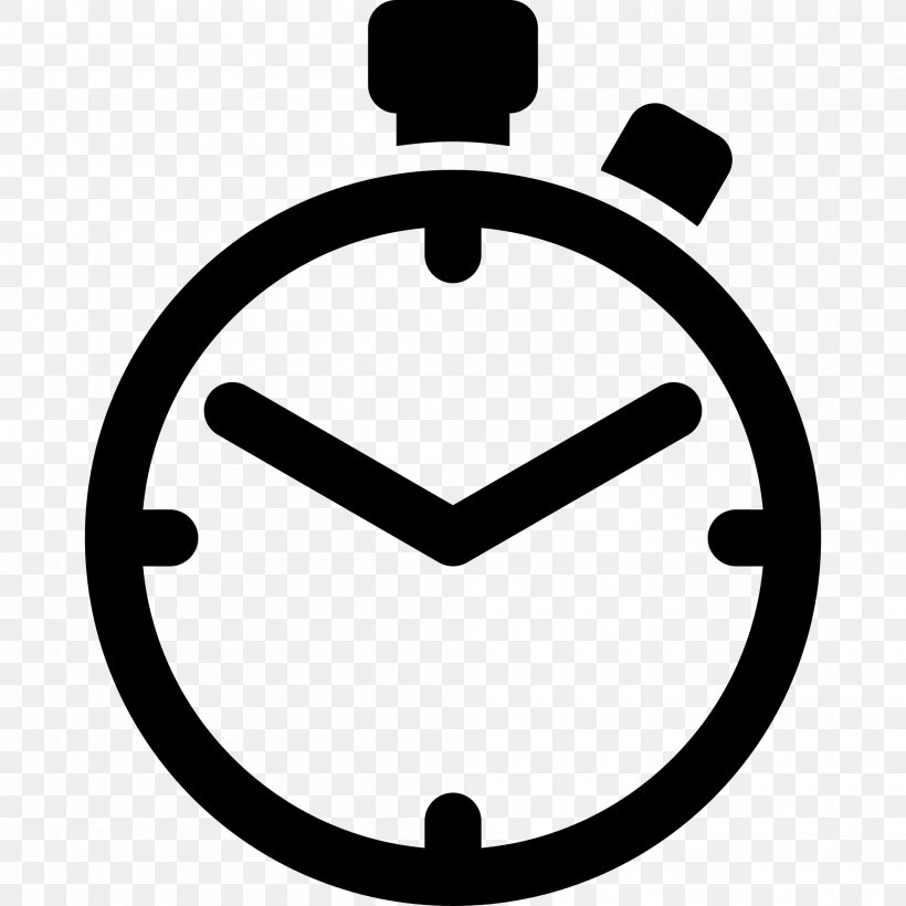 Clip Art, PNG, 2000x2000px, Stopwatch, Black And White, Chronometer Watch, Symbol, Timer Download Free