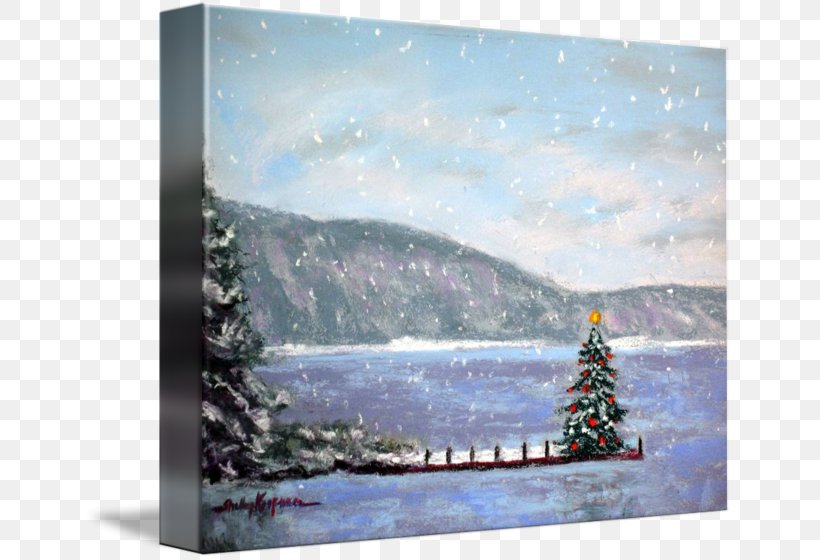 Painting Christmas Smith Mountain Lake Imagekind Blue Ridge, PNG, 650x560px, Painting, Art, Blue Ridge, Blue Ridge Mountains, Canvas Download Free