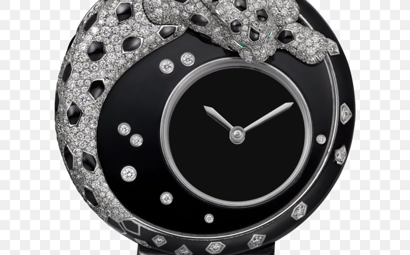 Watch Clock Cartier Leopard Vacheron Constantin, PNG, 602x510px, Watch, Black And White, Boutique, Cartier, Clock Download Free