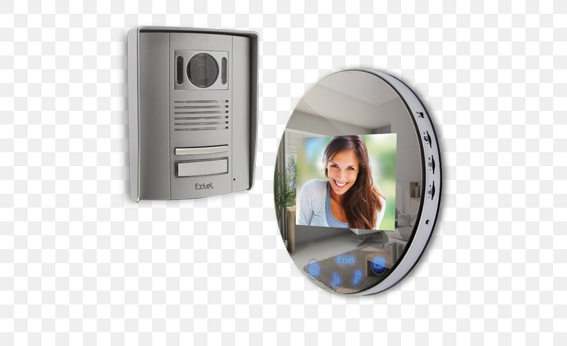 Beeldtelefoon Intercom Mirror Electricity Light, PNG, 500x500px, Beeldtelefoon, Color, Communication Device, Digicode, Door Bells Chimes Download Free