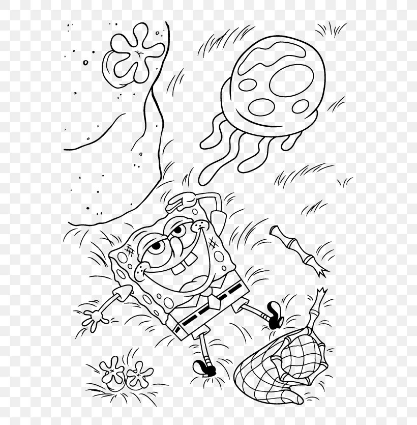 Jellyfish Kleurplaat Coloring Book Cartoon Line Art, PNG, 600x835px, Watercolor, Cartoon, Flower, Frame, Heart Download Free