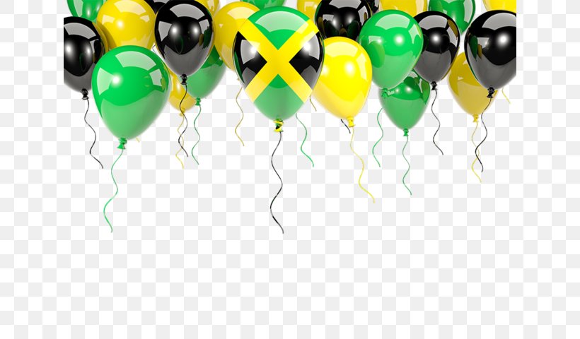Birthday Balloons Stock Photography Clip Art, PNG, 640x480px, Balloon, Art, Birthday Balloons, Flag Of Jamaica, Green Download Free