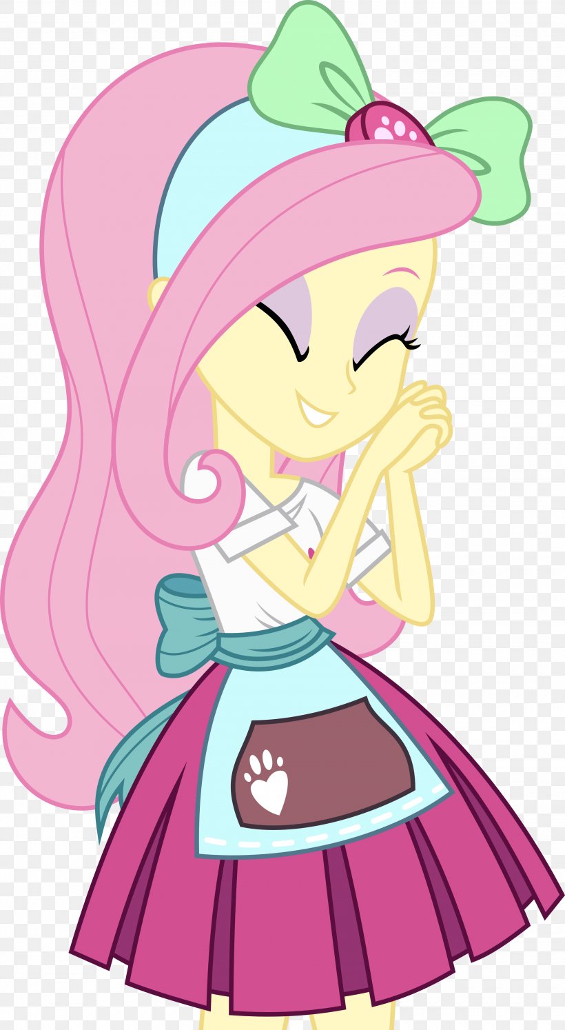 Fluttershy My Little Pony: Equestria Girls Pinkie Pie Applejack, PNG, 3000x5466px, Watercolor, Cartoon, Flower, Frame, Heart Download Free
