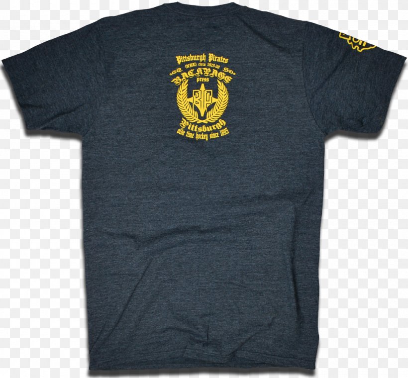 T-shirt Pittsburgh Pirates Pittsburgh Penguins 1925–26 NHL Season, PNG, 1000x927px, Tshirt, Active Shirt, Black, Brand, Heat Press Download Free