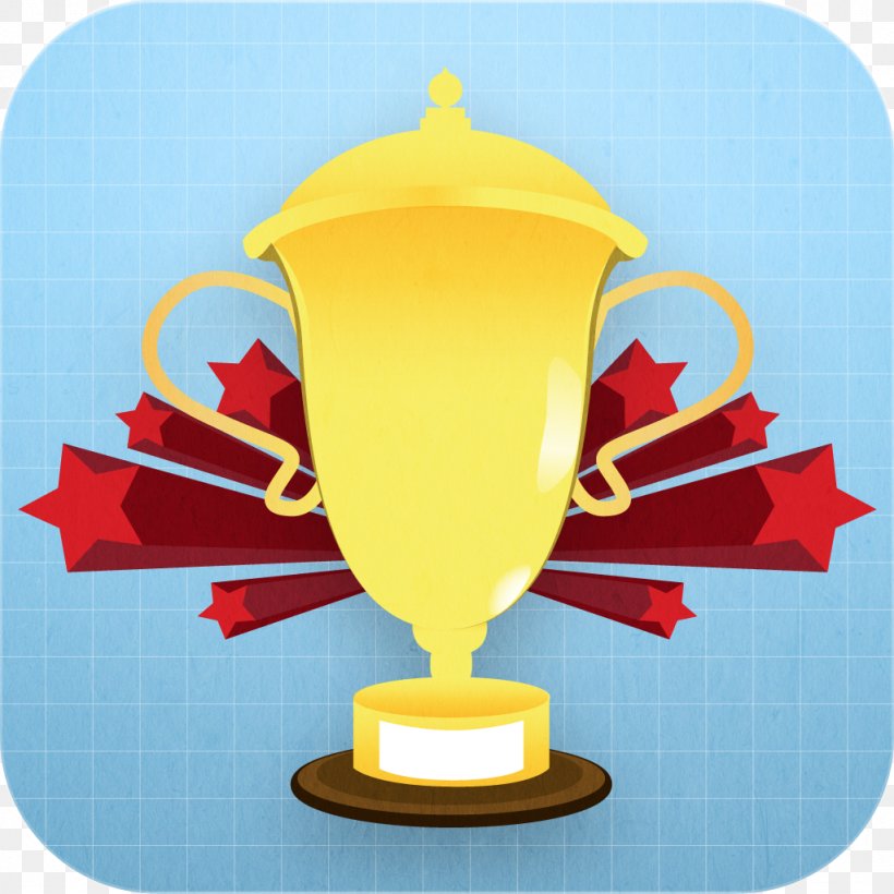 Trophy, PNG, 1024x1024px, Trophy, Yellow Download Free