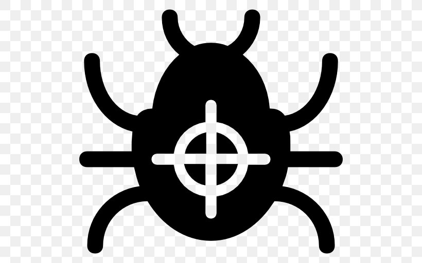Bug, PNG, 512x512px, Software Bug, Black And White, Computer Software, Computer Virus, Icon Design Download Free