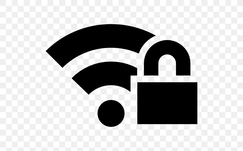 Computer Security Wireless Network Wi-Fi Wireless Security, PNG, 512x512px, Computer Security, Area, Black And White, Brand, Computer Network Download Free