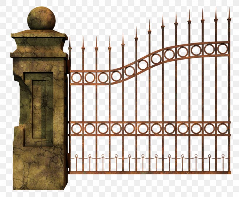 Fortified Gateway Clip Art, PNG, 983x813px, Fortified Gateway, Baluster, Facade, Fence, Gate Download Free