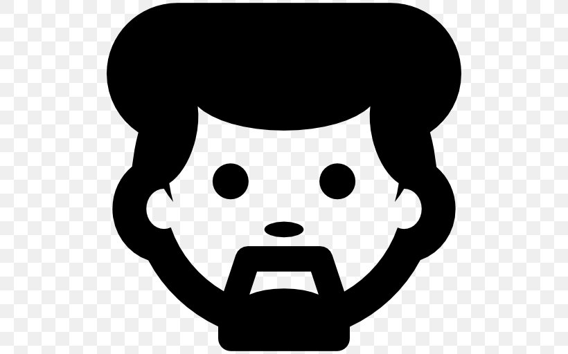 Goatee Beard Man Headgear Face, PNG, 512x512px, Goatee, Artwork, Beard, Black, Black And White Download Free