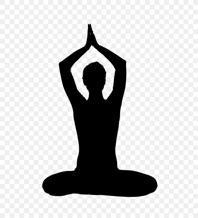 Yoga Asana Silhouette Physical Fitness Clip Art, PNG, 683x900px, Yoga, Arm, Asana, Bikram Yoga, Black And White Download Free