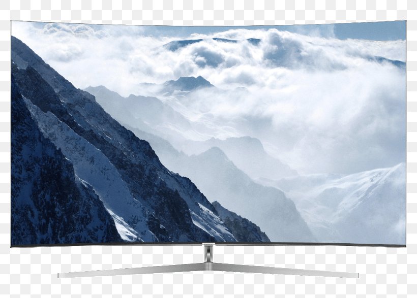 4K Resolution Ultra-high-definition Television Smart TV Samsung, PNG, 786x587px, 4k Resolution, Arctic, Cloud, Computer Monitor, Curved Download Free