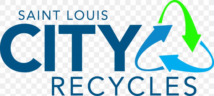 Saint Louis City Recycles St Louis Refuse Division St. Charles County, Missouri Logo Recycling, PNG, 1397x628px, Saint Louis City Recycles, Area, Blue, Brand, Dumpster Download Free