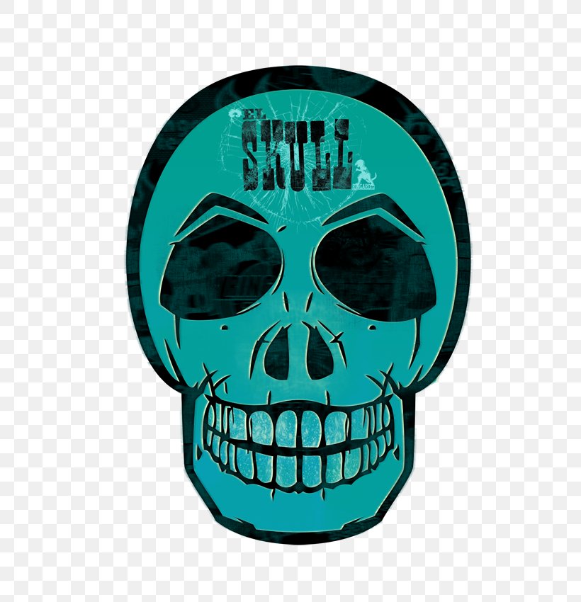 Skull Font Product Turquoise, PNG, 611x850px, Skull, Bone, Electric Blue, Jaw, Turquoise Download Free